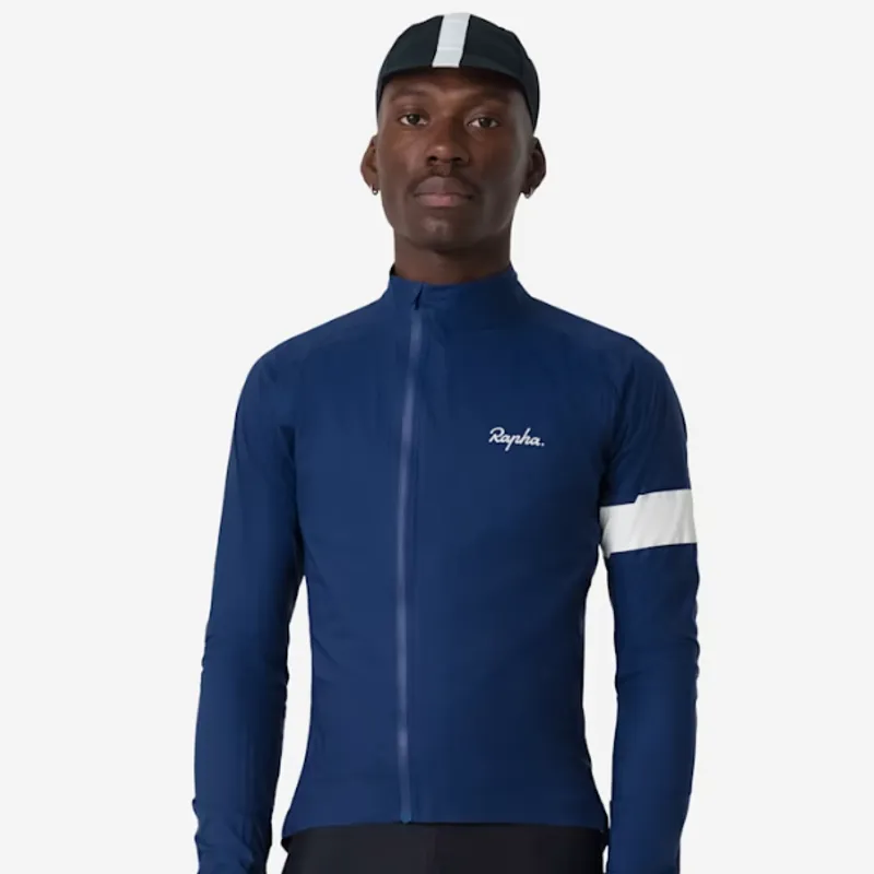Rapha Men's Core Rain Jacket II in Navy Size Small